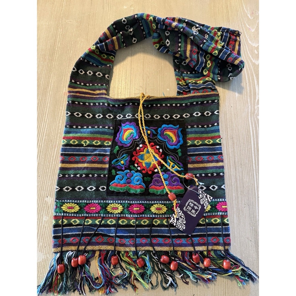 Colorful Hippie side bag